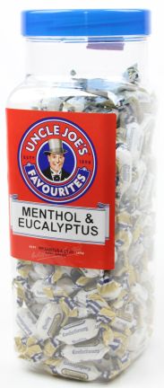 Menthol & Euc (wrapped) 2.00kg. Jar