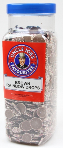 Brown Rainbow Drops 2.20kg Jar