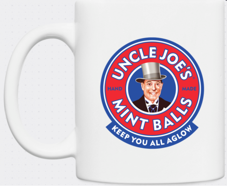 White Ceramic Uncle Joe's Mug